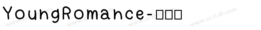 YoungRomance字体转换