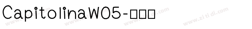 CapitolinaW05字体转换
