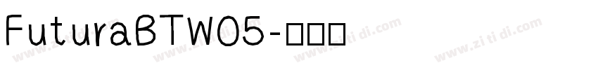 FuturaBTW05字体转换