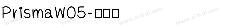 PrismaW05字体转换