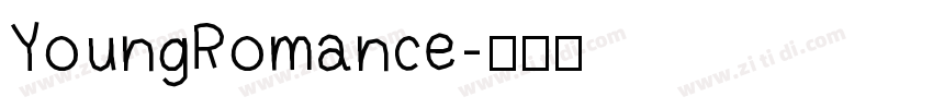 YoungRomance字体转换