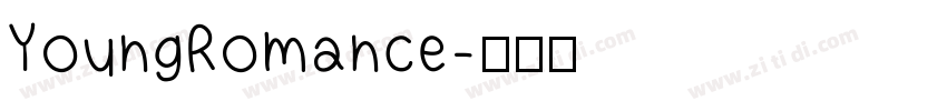 YoungRomance字体转换