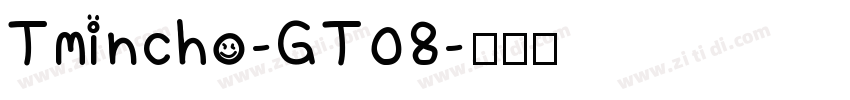 Tmincho-GT08字体转换