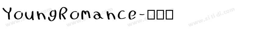 YoungRomance字体转换