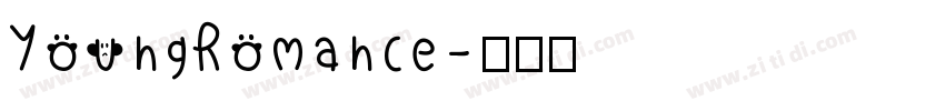 YoungRomance字体转换