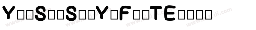 YouSheShaYuFeiTE字体转换