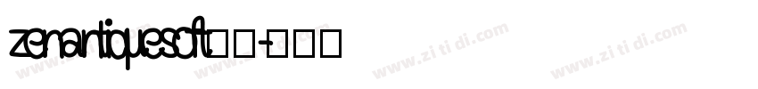 zenantiquesoft下载字体转换