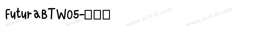 FuturaBTW05字体转换