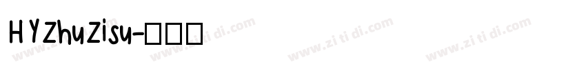 HYZhuZisu字体转换