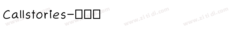 Callstories字体转换