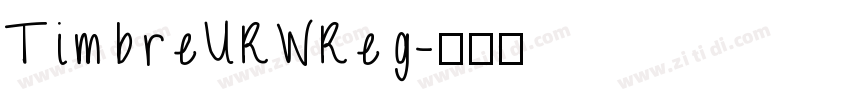 TimbreURWReg字体转换