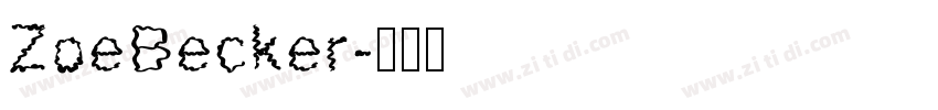 ZoeBecker字体转换