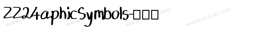 ZZ24aphicSymbols字体转换