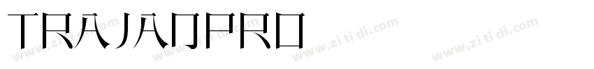 trajanpro英文字体转换