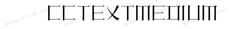 寒蝉锦书宋CCTextMedium样字体转换