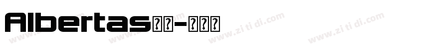 Albertas字体字体转换