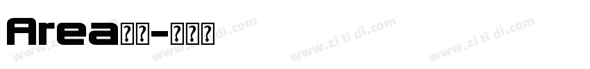 Area字体字体转换
