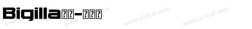 Bigilla字体字体转换