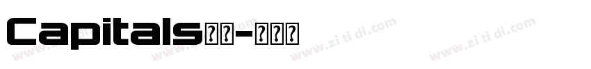 Capitals字体字体转换
