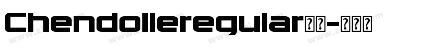 Chendolleregular字体字体转换