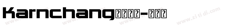 Karnchang字体下载字体转换