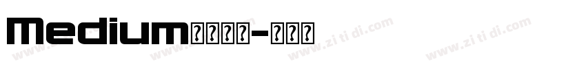 Medium字体下载字体转换
