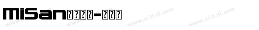 MiSan小米字体字体转换