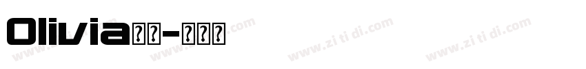 Olivia字体字体转换