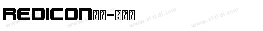REDICON字体字体转换