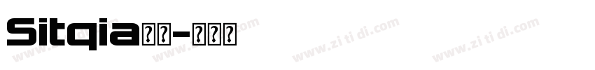Sitqia字体字体转换