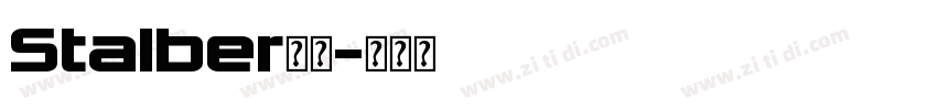 Stalber字体字体转换