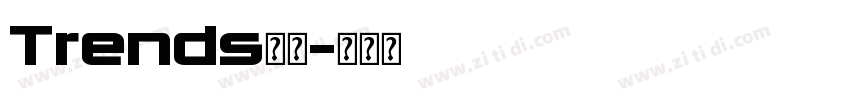 Trends字体字体转换