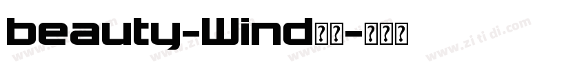 beauty-Wind字体字体转换