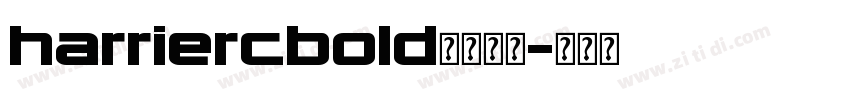 harriercbold字体下载字体转换