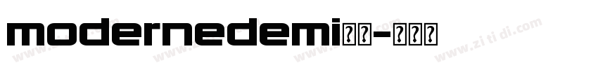 modernedemi字体字体转换
