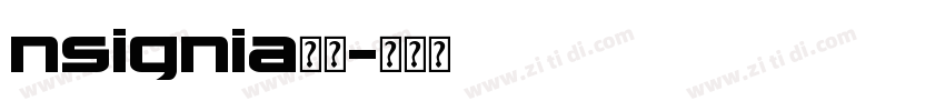 nsignia字体字体转换