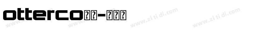 otterco字体字体转换