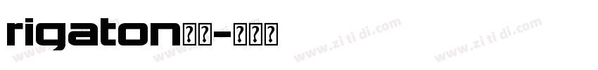 rigaton字体字体转换