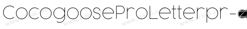 CocogooseProLetterpr字体转换