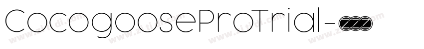 CocogooseProTrial字体转换