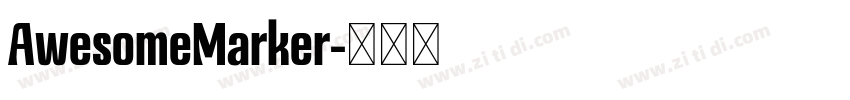 AwesomeMarker字体转换
