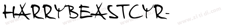 HarryBeastCyr字体转换