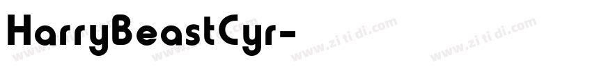 HarryBeastCyr字体转换