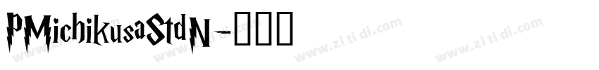 PMichikusaStdN字体转换