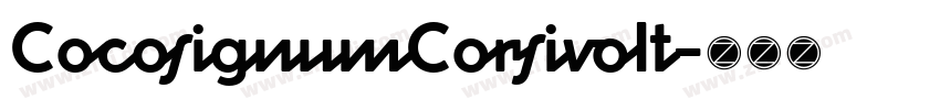 CocosignumCorsivoIt字体转换