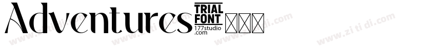 Adventures字体转换