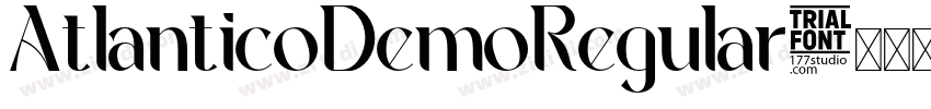 AtlanticoDemoRegular字体转换
