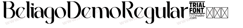 BeliagoDemoRegular字体转换