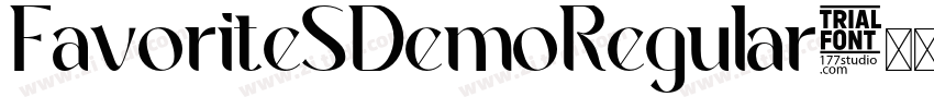 FavoriteSDemoRegular字体转换