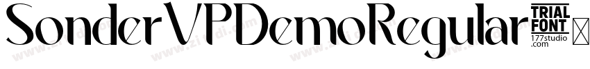 SonderVPDemoRegular字体转换